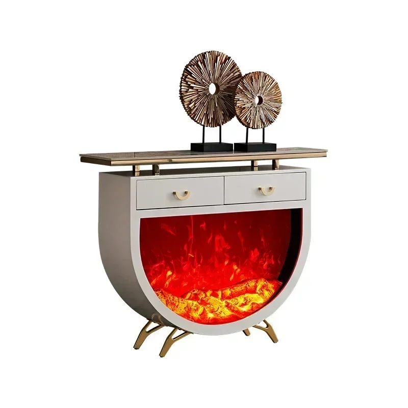 จําลองเตาผิงครีมลมห้องนั่งเล่นEntryเตาผิงตู้B & B Villaศิลปะยุโรปตกแต่งตู้