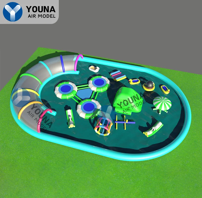 

Inflatable Water Park Combination Set, Multiple Toys