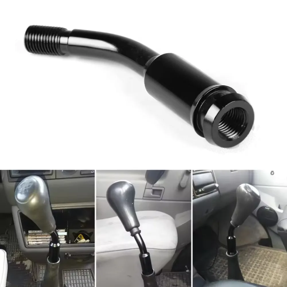 Car Gear Shift Lever For M14*1.5 Extend The Gearshift Lever 13CM Bent Extension Short Shifter Automobile Accessory