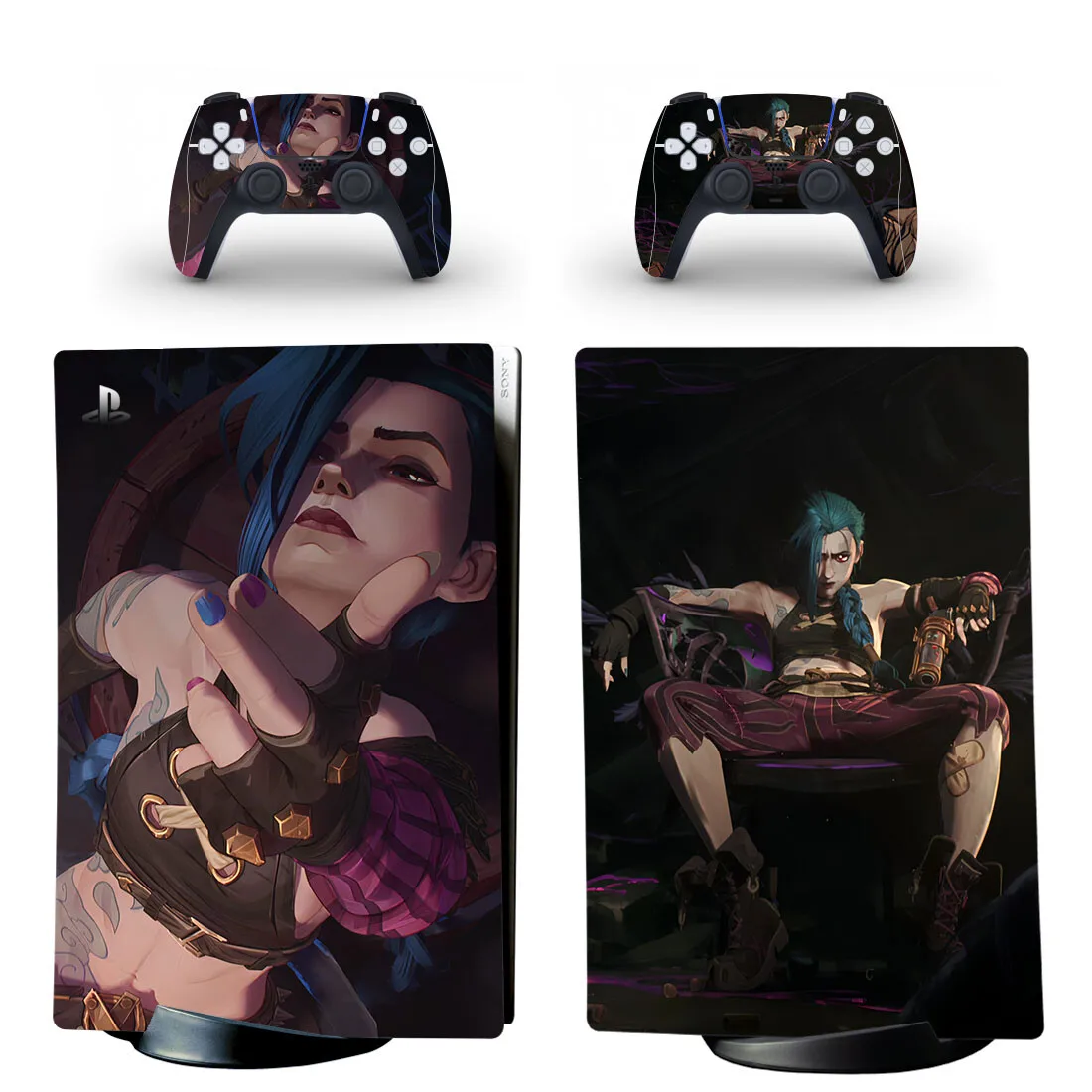 anime-arcano-ps5-adesivo-de-pele-digital-protetor-decalque-capa-para-console-controladores-ps5-adesivo-de-pele-acessorios-de-vinil