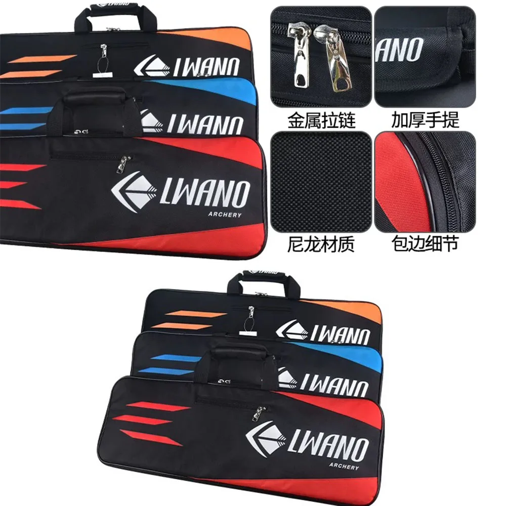 Archery Recurve Bow Bag Portable Split Bow Case Multi Pockets Storage Bag Takedown Bow Bag For Outdoor Hunting Shooting Carrier