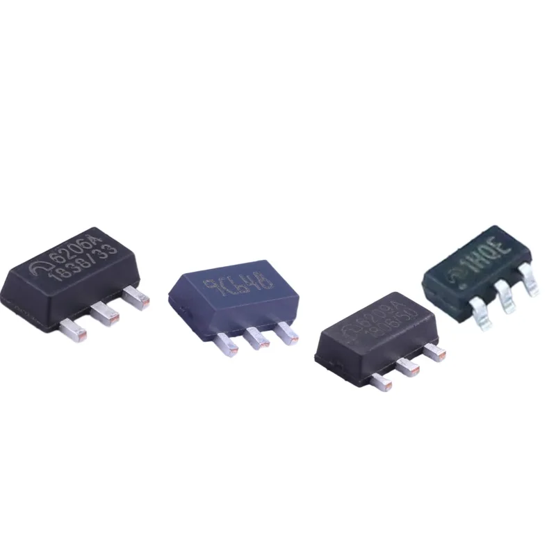 50PCS Linear Voltage Regulator Integrated ircuit SOT-89-3 ME6208A33PG ME6208A50PG ME6209A33PG ME6118A33PG ME6118A50PG ME619A33pg