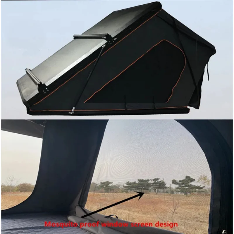 

Premium Foldable Automatic Hard Roof Top Tent Aluminum Clamshell Waterproof Portable Camping