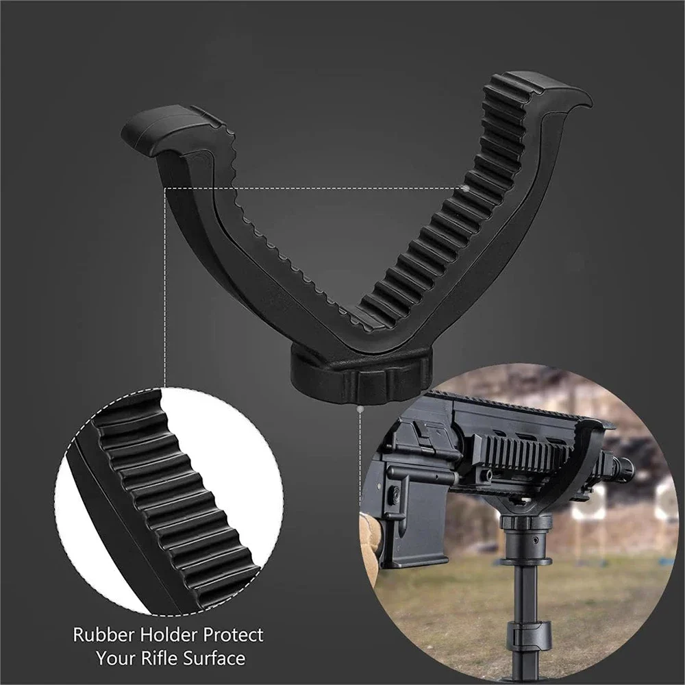 

Outdoor Camera V Shaped Tripod Top Mount Lightweight Holder Toy Support Holder Attachment 1/4 Thread for Hunting One Leg Tripod