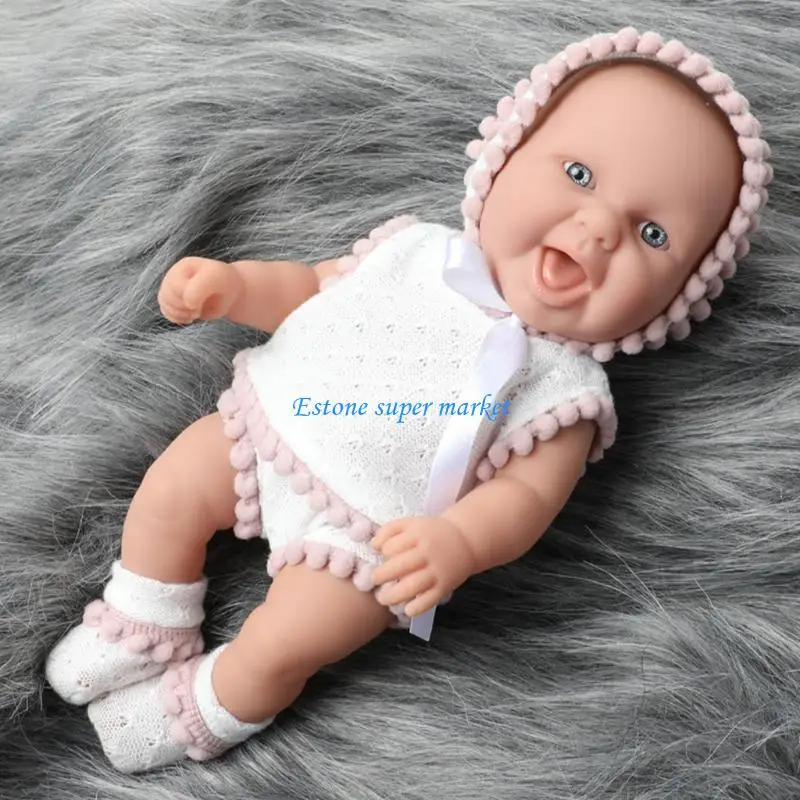 

090B Realistic Infant Shaped Baby Bed Girl Supplies Durable Vinyl Infant Toy