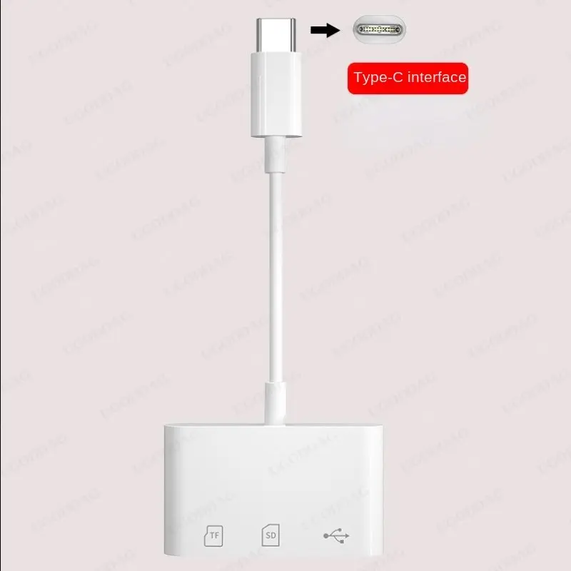 Type-C Micro USB TF CF SD Card Reader OTG Writer ขนาดกะทัดรัดสำหรับ IPad Pro สำหรับ Macbook USB C Cardreader