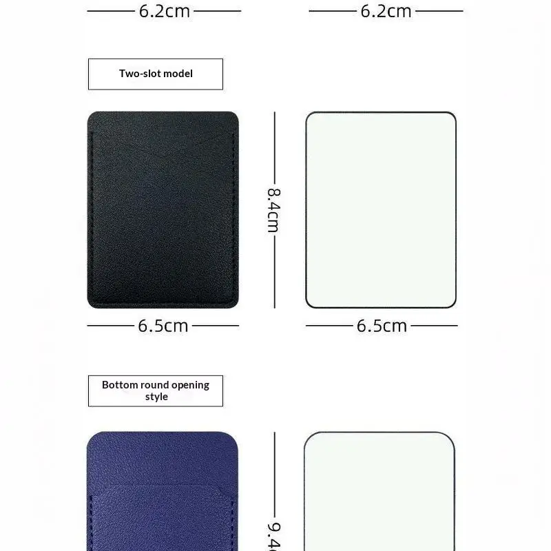 Kartenetikett aus PU-Leder für die Rückseite des Telefons, stark klebend, schlankes Design für den täglichen Gebrauch, Geschäftsreisen, Outdoor-Aktivitäten. – Detail 11
