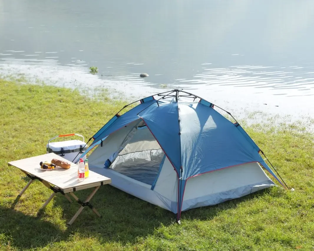 3/4 Full-automatic Camping Tent Waterproof, Sun-proof, Thickened, Double-layer Multifunctional, Ultra-light and Durable Tent