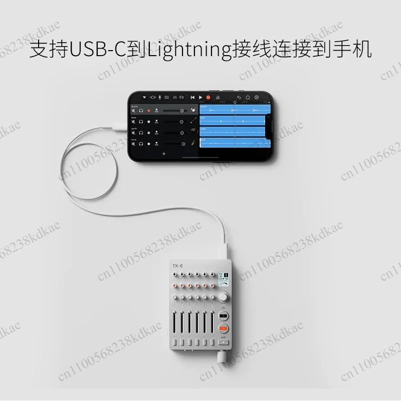 Compact Mini Multifunctional Audio Mixer Portable Sound Mixing Desk New Color For Studio Broadcast & Beat Making