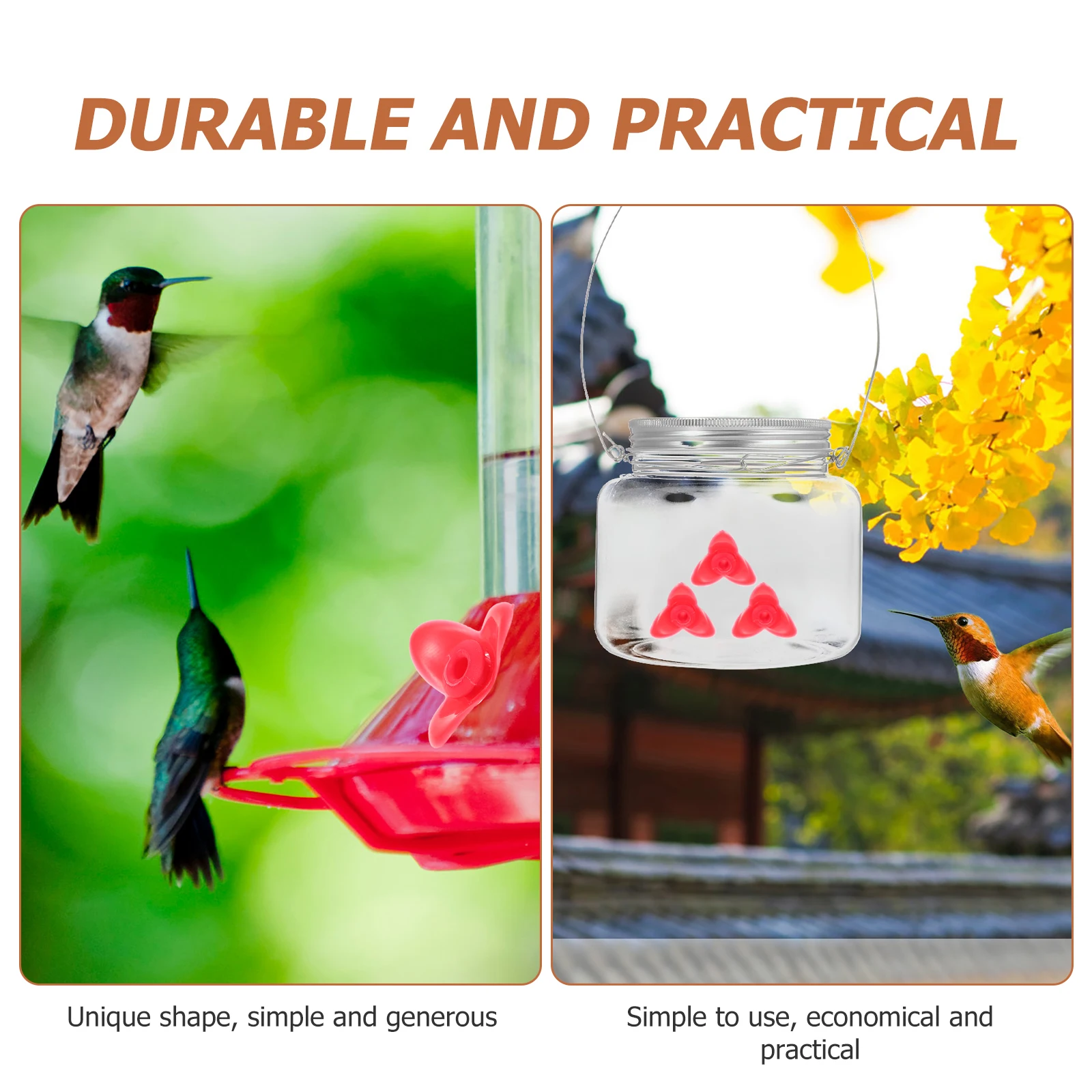 

12 Pcs Bird Feeder Flowers Garden Hummingbird Feeders Replacement Floral Parts Pet Supplies