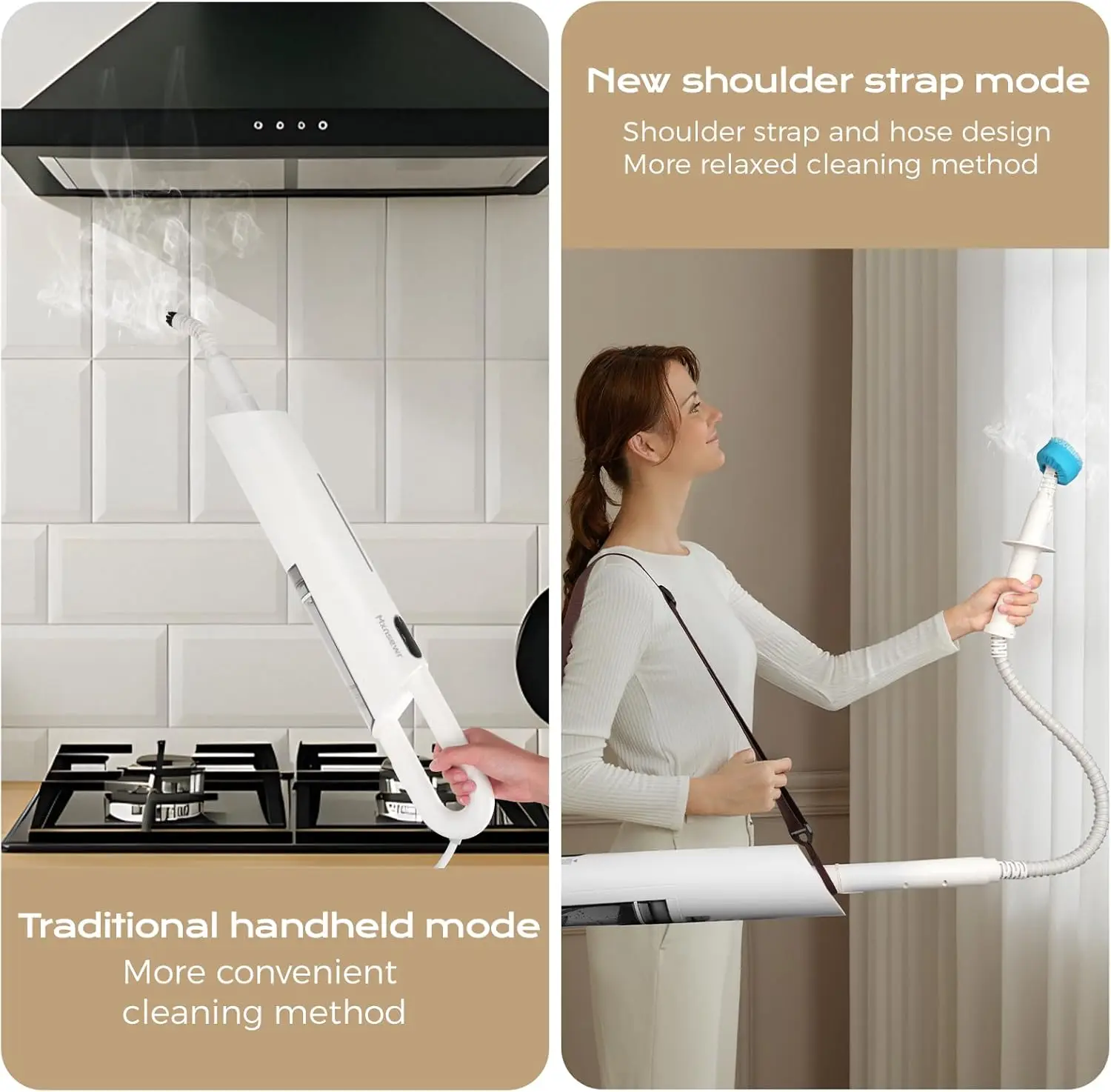 13種類のアクセサリー付きスチームモップオールインワン、ハードウッド、タイル、カーペット、布用の取り外し可能なハンドヘルド