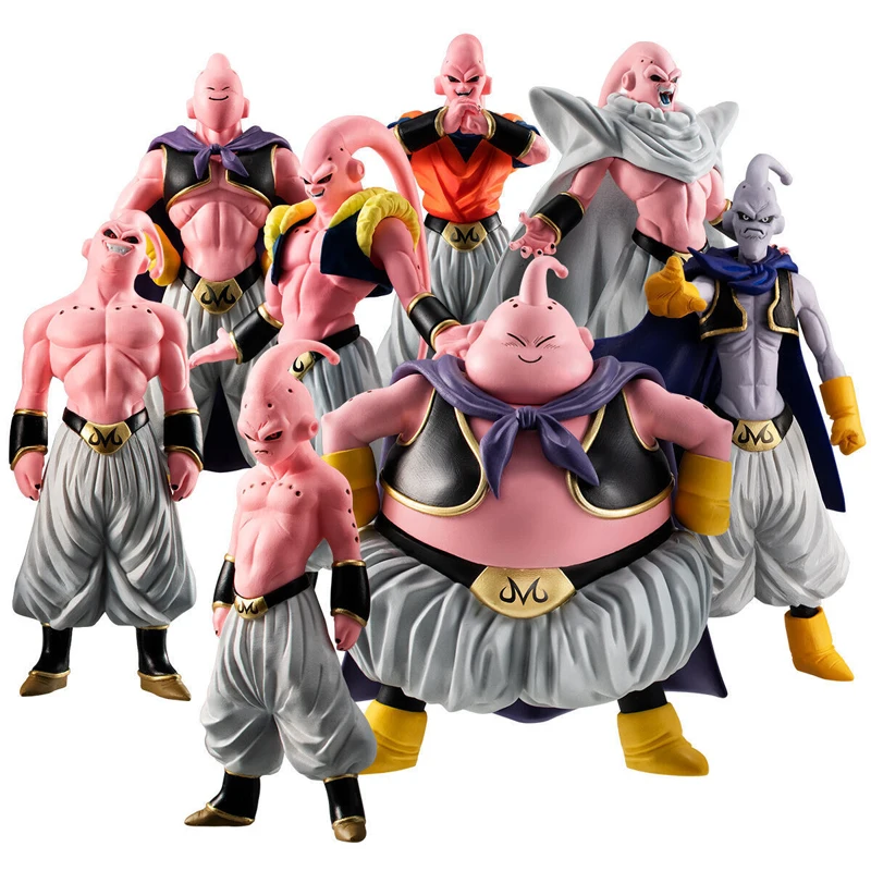 8pcs/set  Anime Dragon Ball Z Super Buu Figure Majin Buu Figurine PVC Action Figures Collection Model Toys for Children Gifts