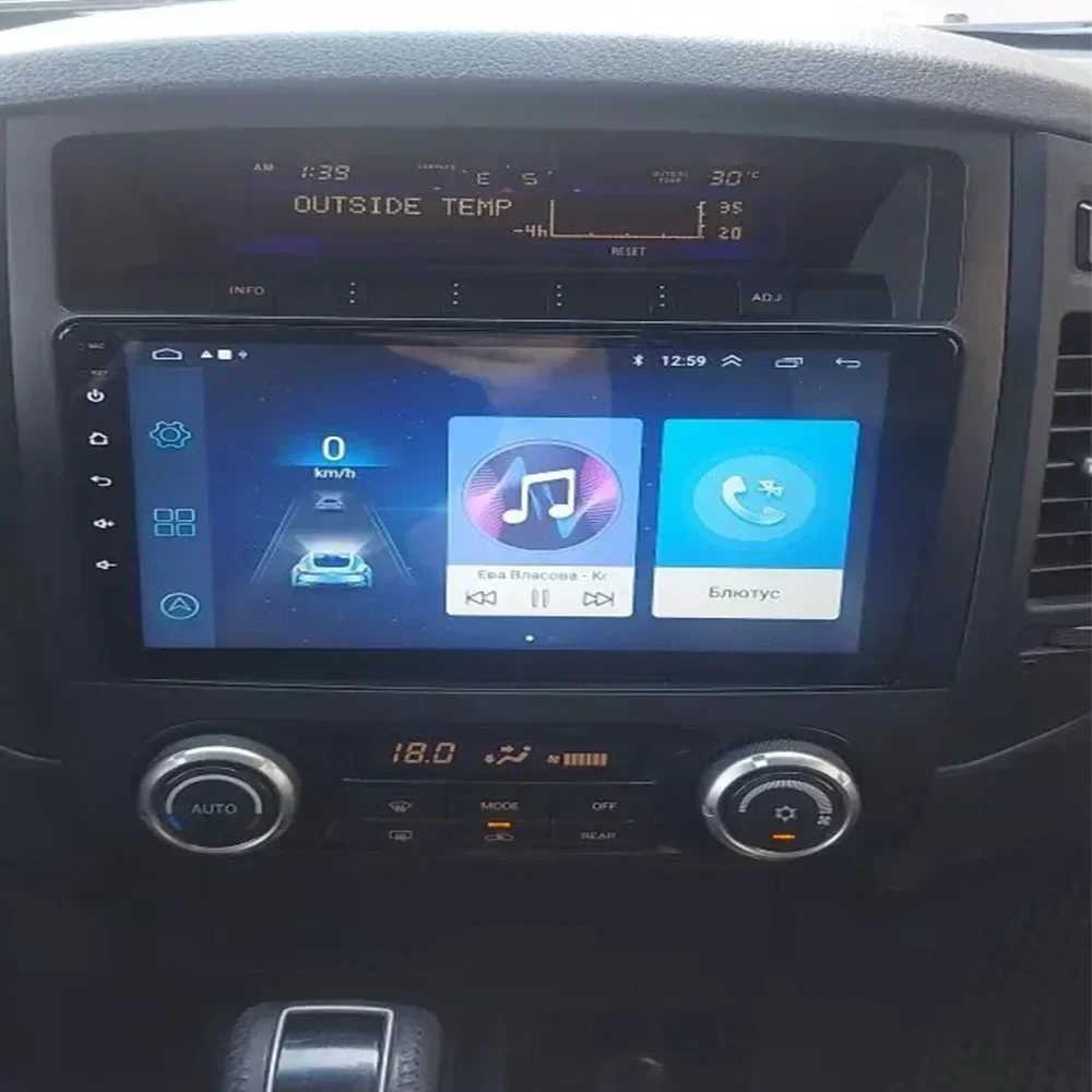 Radio Android Auto para Mitsubishi pajero 2008 - 2050 Radio de coche reproductor de vídeo Multimedia navegación GPS 2din cámara DVD