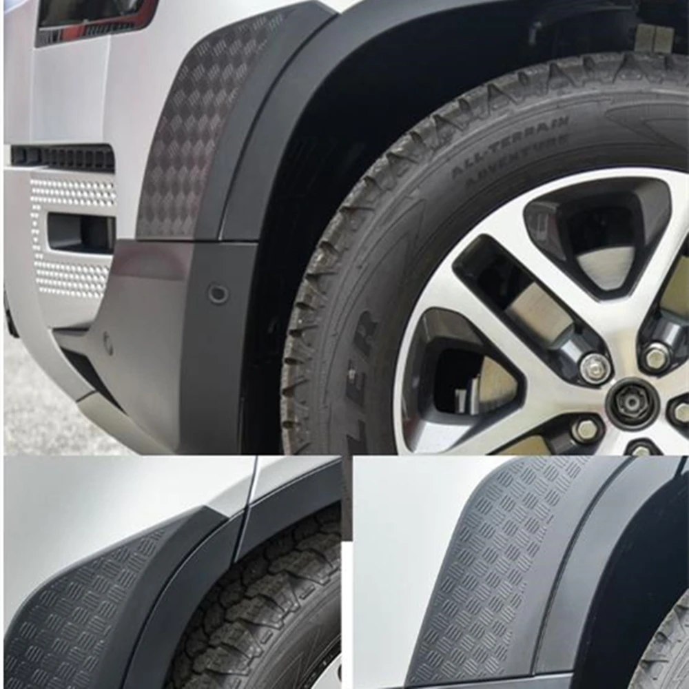 Front Rear Bumper Scratch Guard Side Splitter Rear View Mirror Cover Fog Light Trunk Trim For Land Rover Defender 110 2020-2025