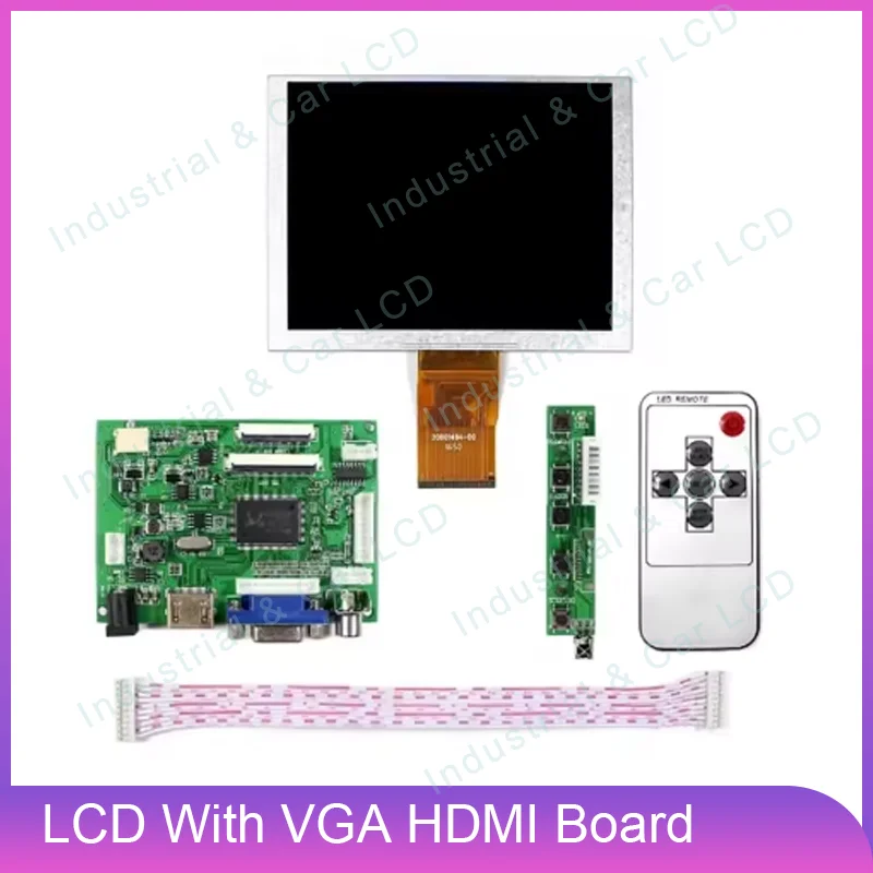 

Оригинальный 5-дюймовый ЖК-экран ZJ050NA-08C с платой контроллера AV HDMI VGA 640*480 ZJ050NA 08C