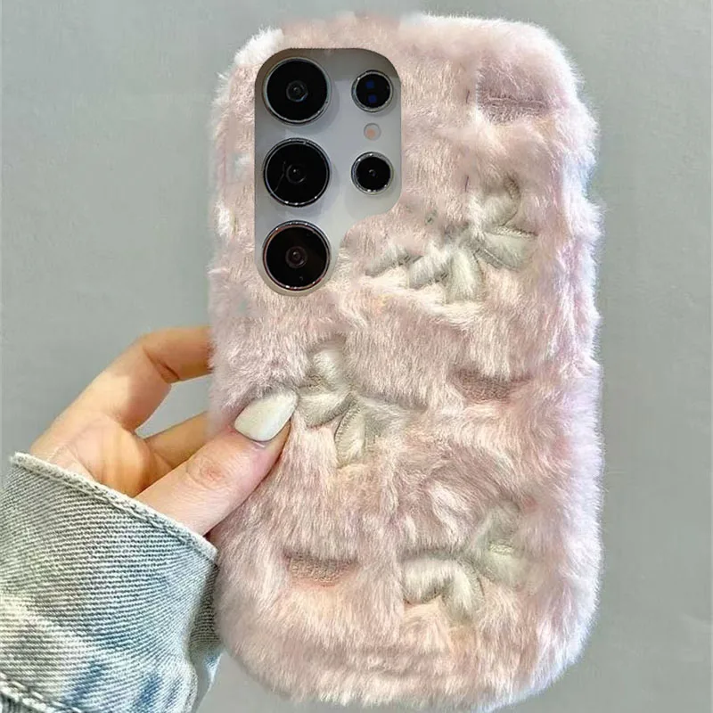 Cute Bowknot Fur Ca…