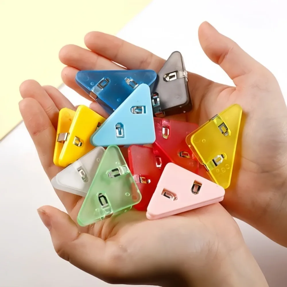 Mini Color Corner Clip Set Can Be Reused for Files Notebooks Test Papers Book Corner Protectors Office Stationery Supplies - view 4