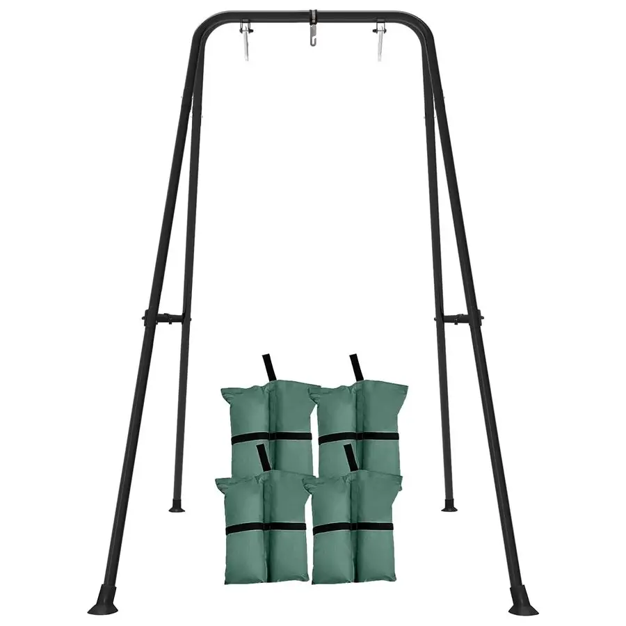 

Детская качель-стойка, металлическая качель-тренажер для малышей, для использования на улице и в помещении, подходит для большинства малышей.