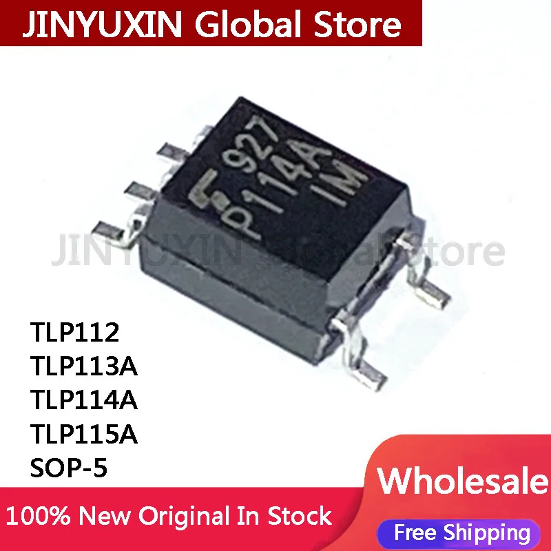 Atacado de chip IC, TLP112, TLP113A, TLP114A, TLP115A, SOP-5, 10pcs