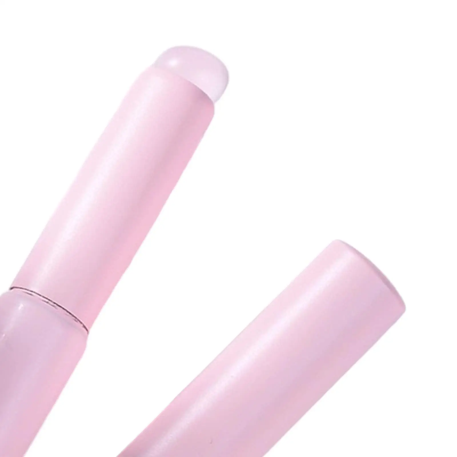 فرشاة شفاه من السيليكون محمولة مع واقي أنبوبي، أداة مكياج برأس مستدير، فرشاة أحمر الشفاه، فرشاة مكياج الشفاه للسفر المنزلي للاستخدام اليومي