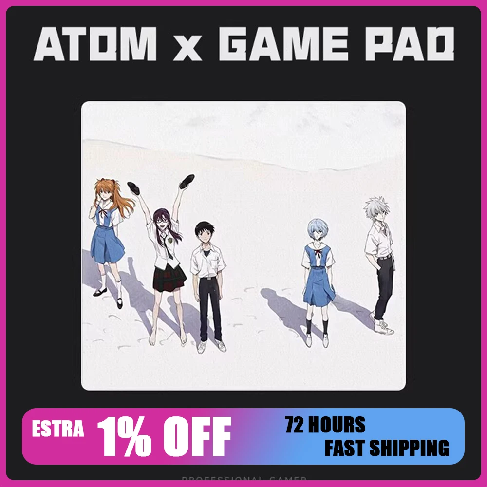 

ATOM Resin Mousepad Mid FPS Speed or Controlled Astringency Mouse Pad Waterproof Skidproof For TTK CSGO APEX Valorant PC Gamer
