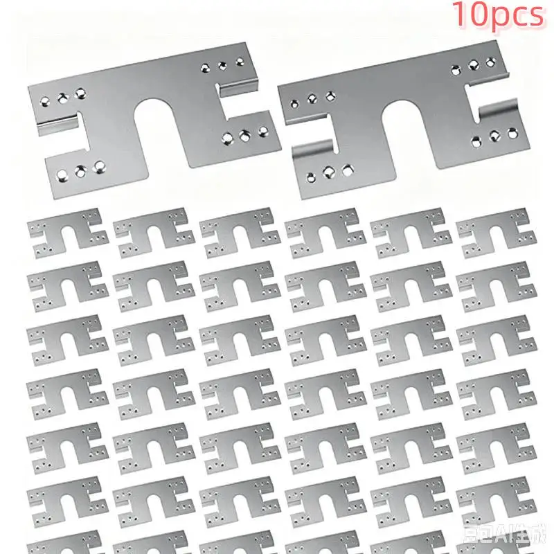 10Pcs Solar Panel Grounding Clip Washer Spacer 28x50mm Photovoltaic Conductive Sheet Puncture GasketBH-ELEVEN
