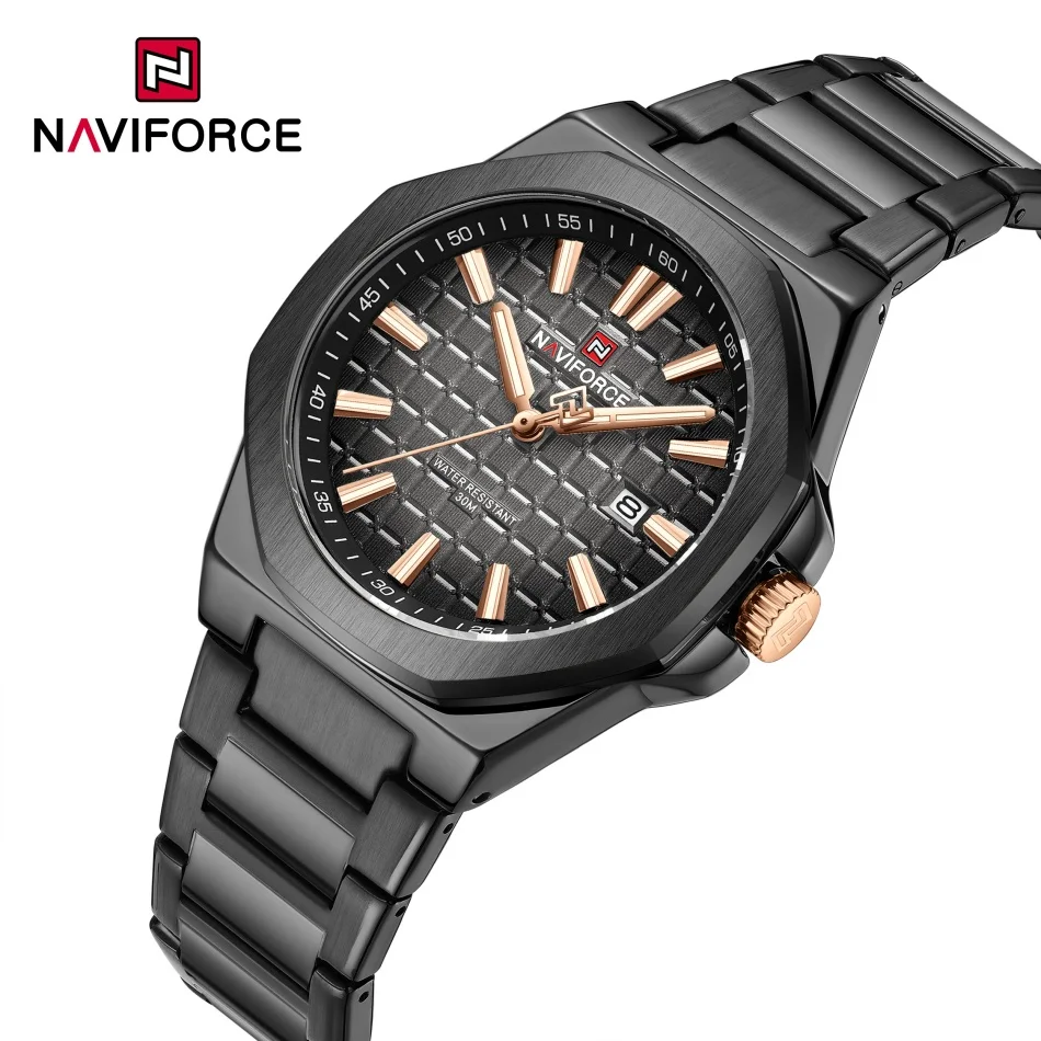 

NAVIFORCE Высокое качество мужские спортивные светящиеся часы мужские кварцевые часы с датой мужские простые водонепроницаемые наручные часы Relogio masculino