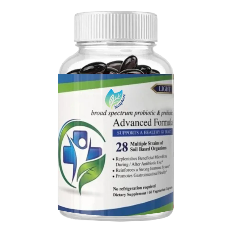 

28 типов пробиотиков и пребиотиков почвенного микробного сообщества, использующих усовершенствованную формулу для улучшения здоровья кишечника, 60 капсул