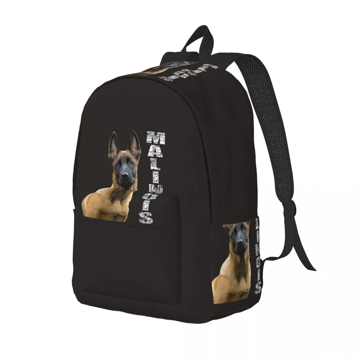 

Belgian Shepherd Dog Malinois Backpack Daypack Large Capacity Kids BookBag School Bag Shoulder Bags for Boys Girls