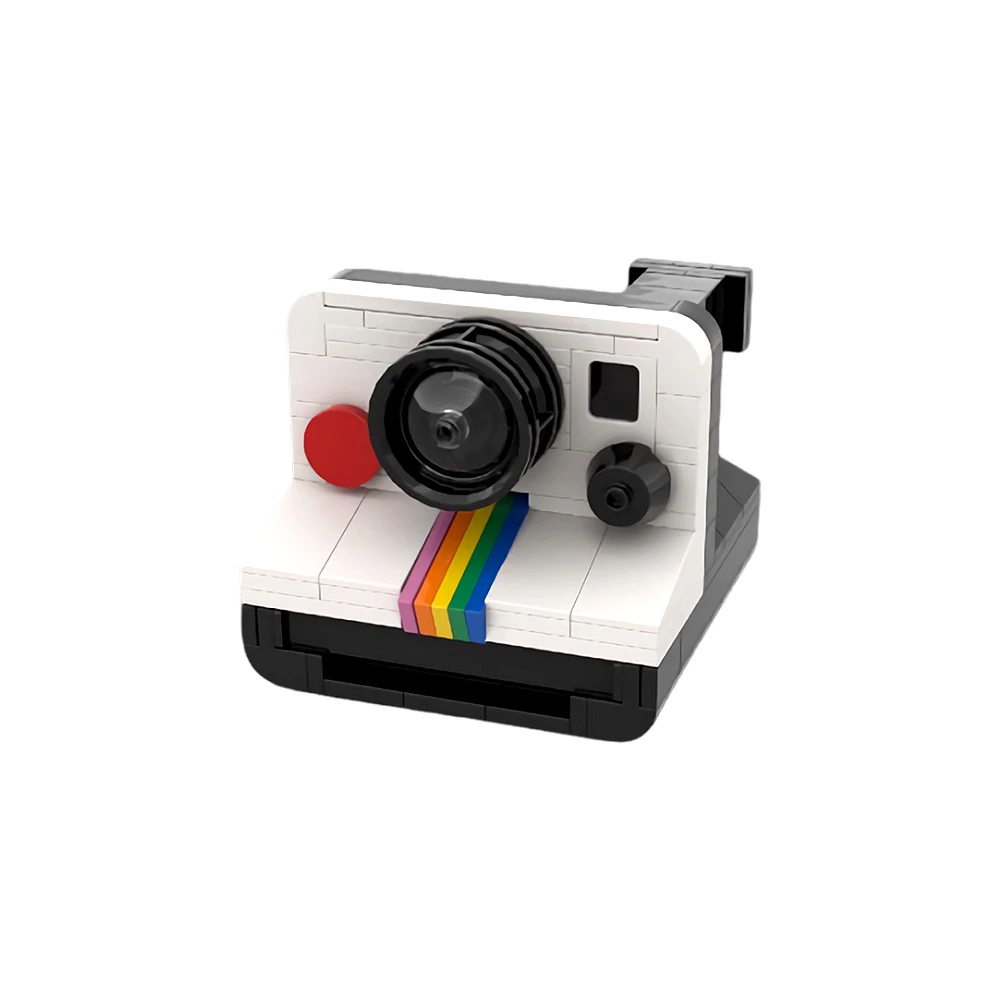 MOC Polaroid Land Camera 1000 Creative Model Ornament Building Block Kit Toys For Adult Gifts Christmas Present