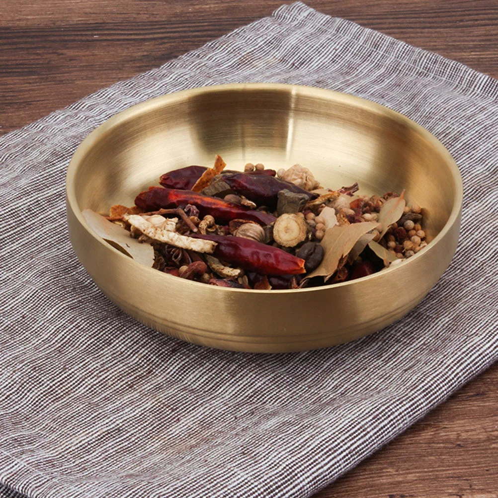 

2Pcs Stainless Steel Heatproof Sauce Bowls Kitchen Tableware for Seasoning Dips Condiments Serving Stainless Steel Bowl