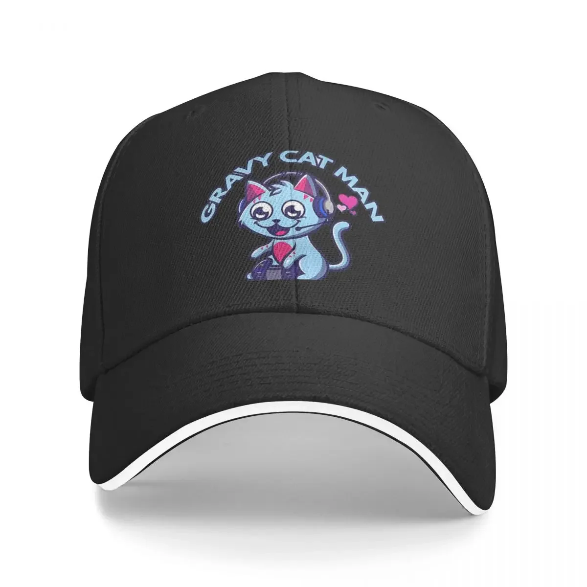 

Gravycatman Baseball Cap men's big size hat tea Hat Streetwear luxury woman cap Hats Man Women's