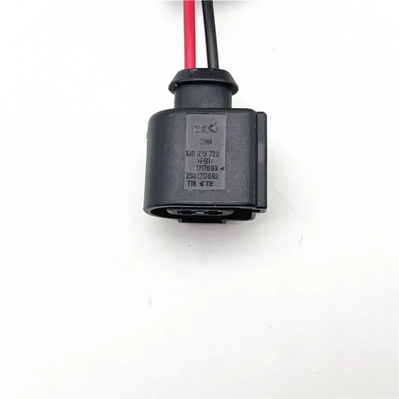 2 Pin Rear Brake Motor Plug Connector Wire Repair 1J0973722A For Passat B6 Tiguan Sharan for A4 B8 A5 Q5 1J0 973 722A