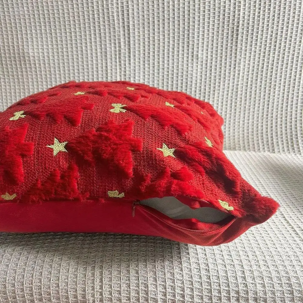 Christmas Pillow Cover 18x18 Decorative Sofa Pillow Sleeve Christmas Plush Pillow Cover 18x18 Inch Decorative Throw Case Winter