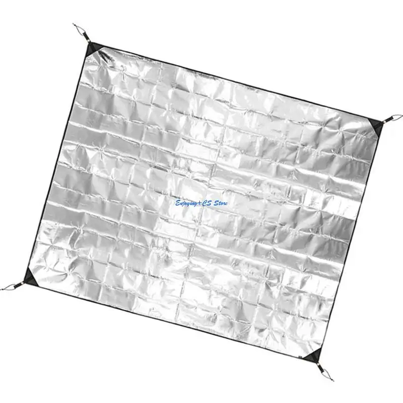 

Y51D Double Side Aluminum Foil Foams Pad Tent Pad for Outdoor Camping Hiking Picnics