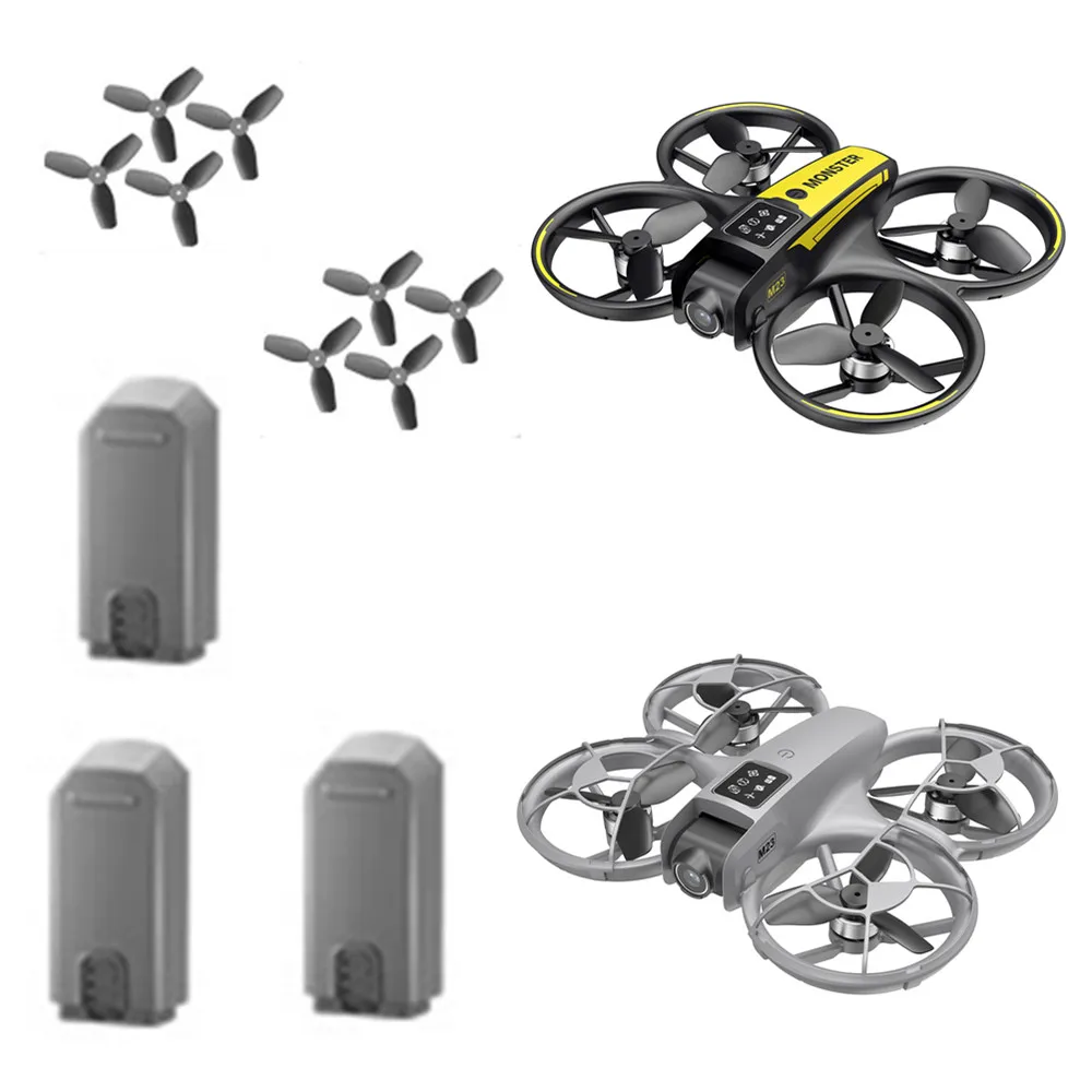 

M23 Drone Battery Accessories 3.7v 1050mAh M23 Drone Propeller Maple Leaf M23 Drone Batterie