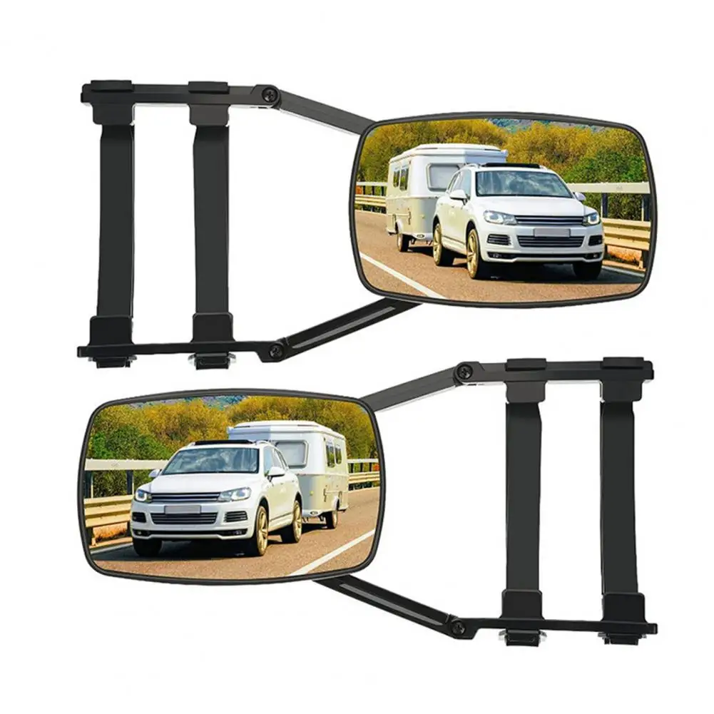 

Utility Trailer Tow Mirror Adjustable Clip-on Towing Mirrors for Suv Trailer Truck Universal Extension Mirror Extenders for Easy