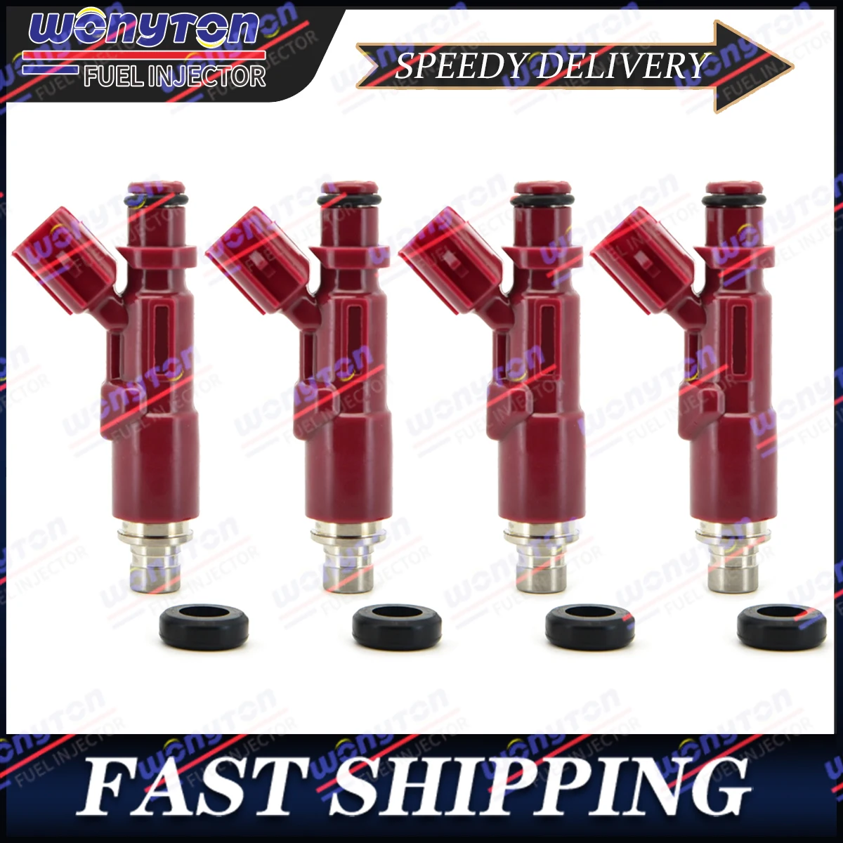 4PCS Fuel Injectors For Toyota Avanza F601RM 1.3L Daihatsu Terios 23250-97401