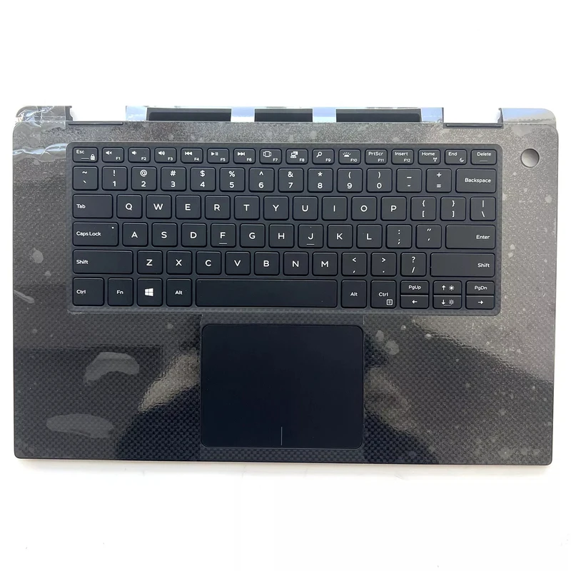 S  New For Dell XPS 15 9575 Palmrest with Keyboard Touchpad 0M9W9K M9W9K 15.6-034;