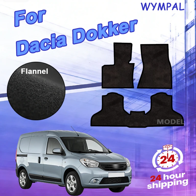 tapis-en-velours-nylon-pour-dacia-dokker-minivan-2013--noir