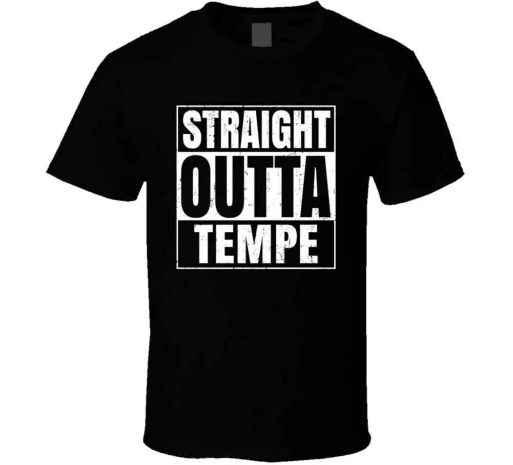 2024 Straight Outta Tempe Arizona Compton Parody Grunge City T Shirt  COTTON anime clothes New Arrival anime clothes