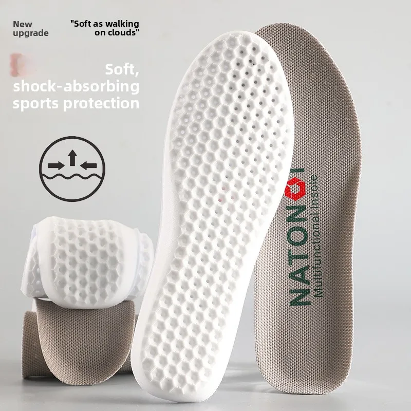 Xtep 360X 260X 160X Shoe Insoles Breathable Sweat Absorbent Anti-slip One-Piece Molded Shock Absorption Comfort Sports Footwear