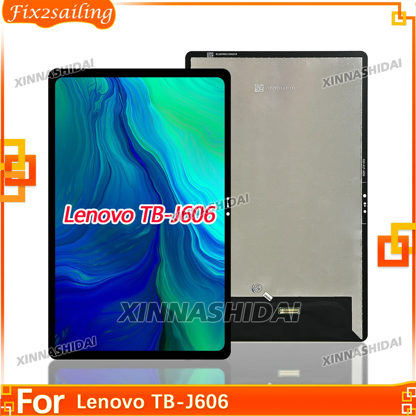 

11" New For Lenovo TB-J606 LCD Display With Touch Screen Digitizer for TB-J606N TB-J606 Assembly Replacement Part LCD Tested
