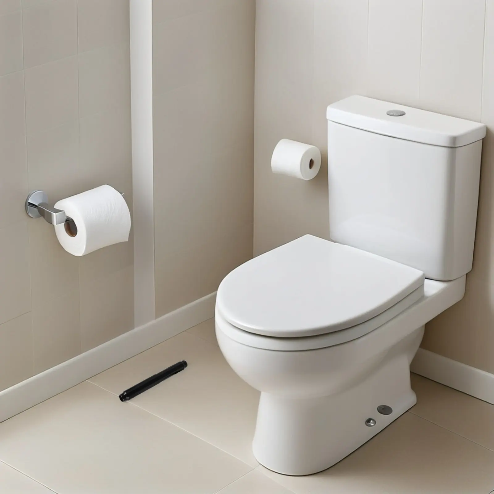 

2Pcs Contemporary Stainless Steel Toilet Paper Spindle Replacement for Bathroom Tissue Roll Holders Universal