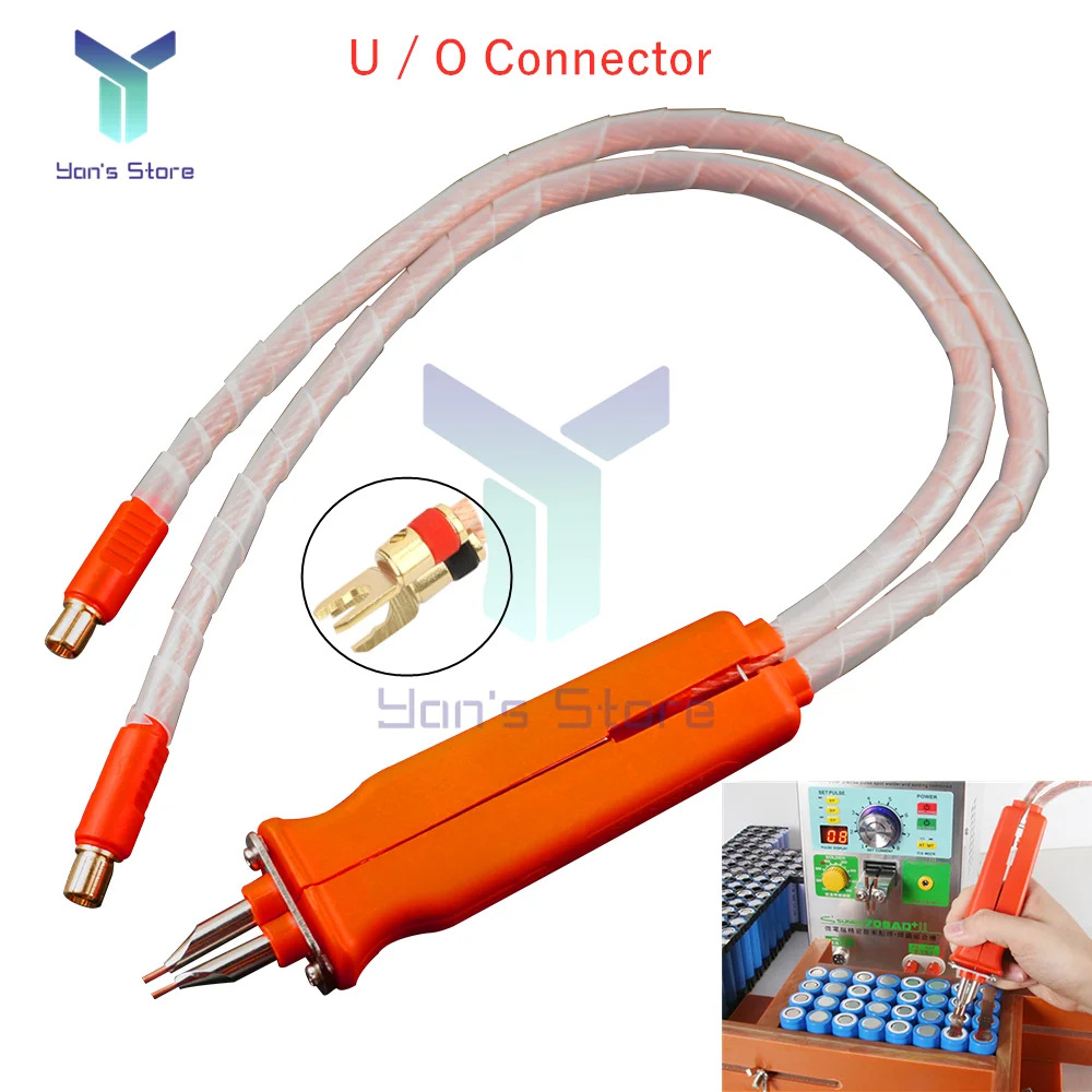 HB-70BN HB-70B Adjustable Universal Welding Pen for Lithium 18650 Battery Spot Welder + 2Pcs Small Welding Pin O/U Connectors