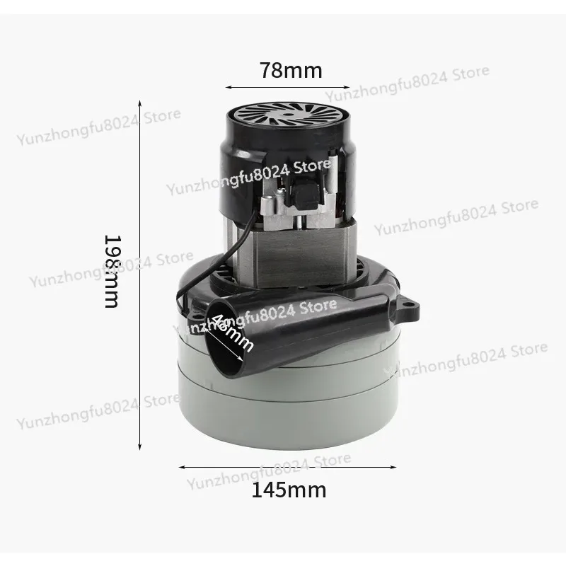 24v Floor Scrubber Water Suction Motor 220v Motor Accessories Side Tube Type 36v48v60v Two Layers Three Layers