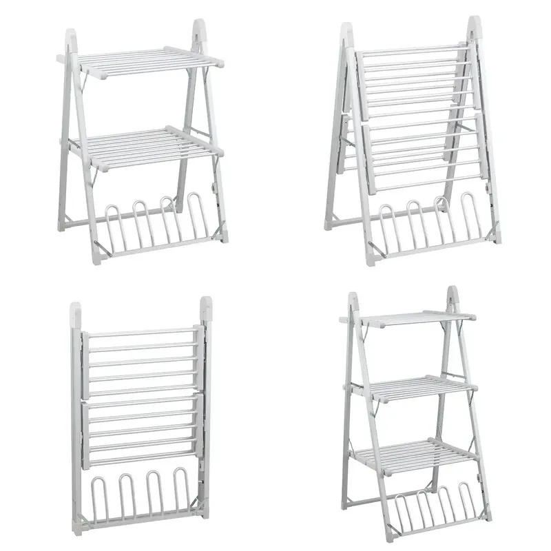 Hot Sale Metal Household Electric Washing Rack Foldable Cloth Drying Rack Socks Display Dryer Coat Rack