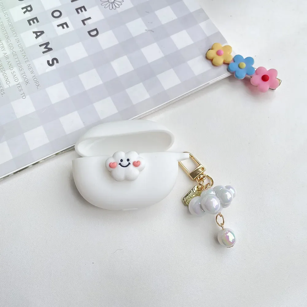 Для EDIFIER Lolli чехол-клип Роскошный брелок-бабочка для наушников силиконовый защитный чехол для EDIFIER LolliClip чехол