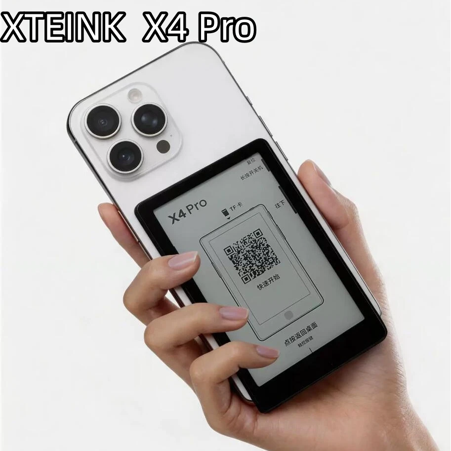 XTEINK X4 Pro E Book Reader Portable Touchscreen Front Light E Ink Paper Display Mini Ereader For Reading