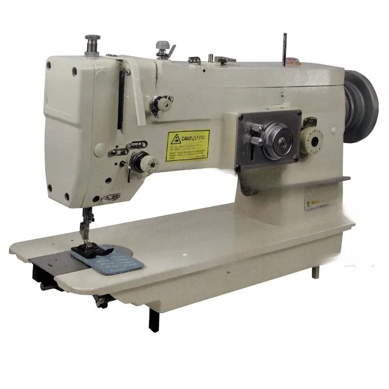 Single needle lower delivery width herringbone sewing machine